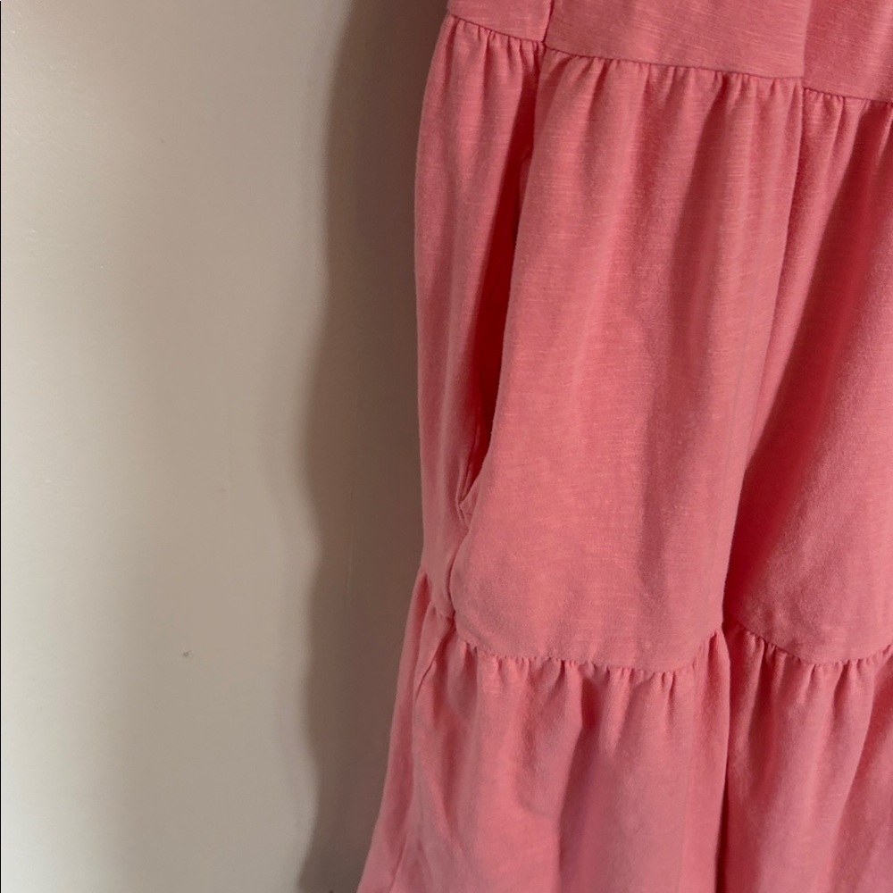 Old Navy Tiered Pink Casual Dress - Size Large - Picture 4 of 7